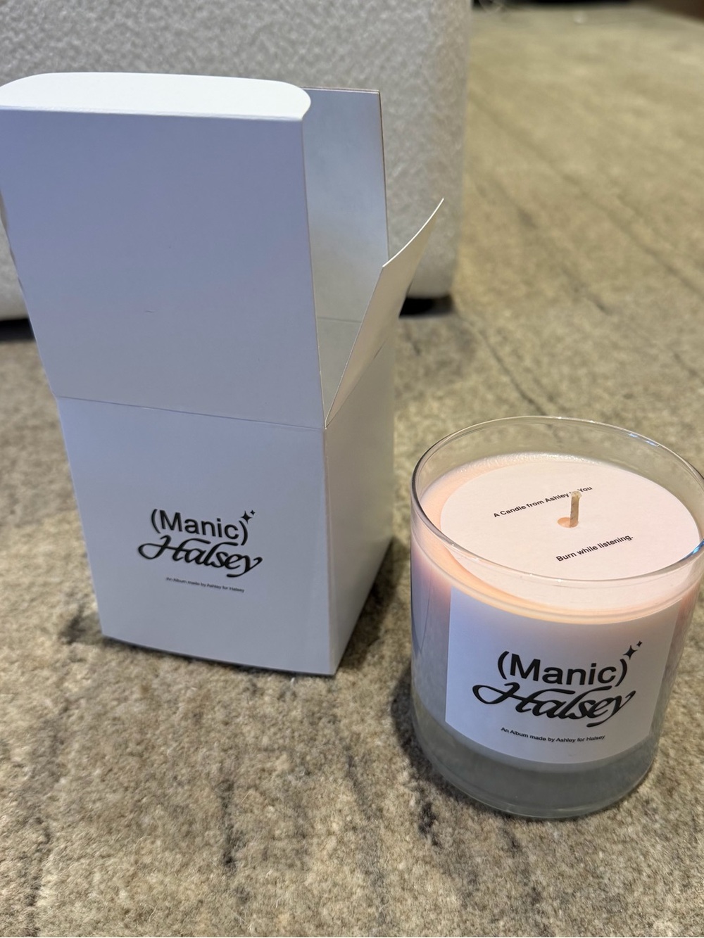 Halsey Manic Candle NEW Rare limited edition